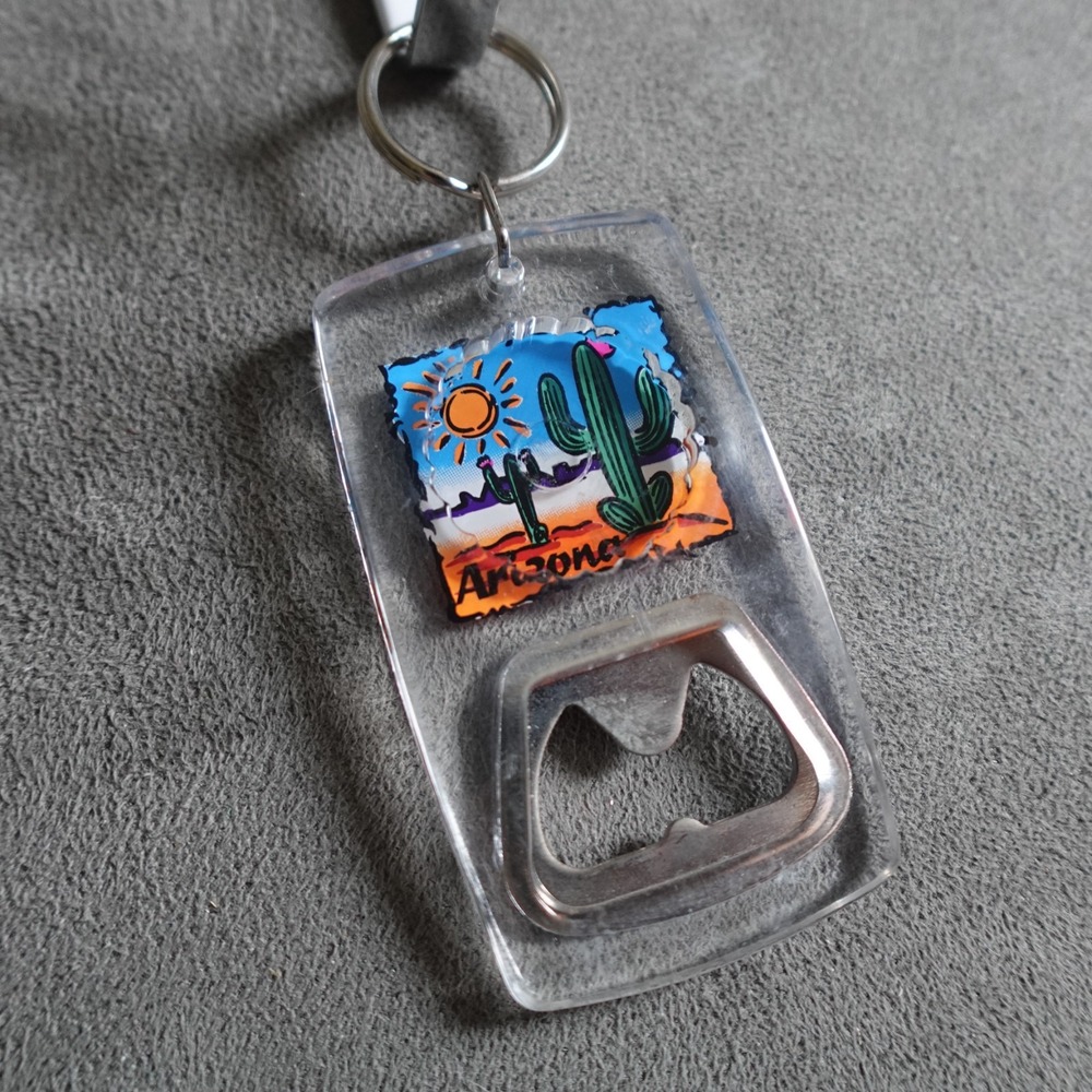 Arizona Keychain Bottle Opener Novelty Route 66 Destination Travel